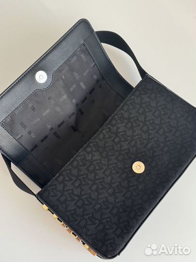 Сумка dkny черная на плечо