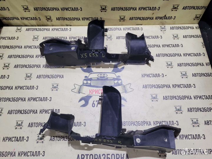 Дефлектор радиатора (воздуховод) bmw x5 e53