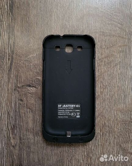 Чехол аккумулятор Samsung S3 3200 mAh