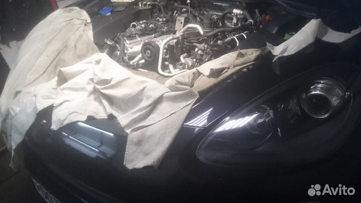 Ремонт впускного коллектора audi q7 vw touareg