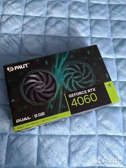 Видеокарта Palit RTX 4060 Dual 8GB новая