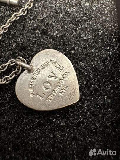 Подвеска tiffany - please return to love