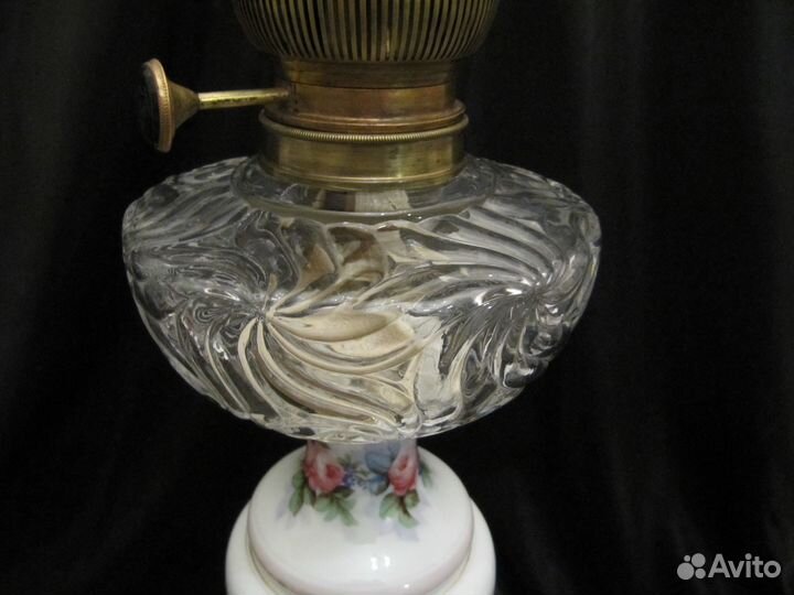 Старинная керосиновая лампа конец XIX начало XX в