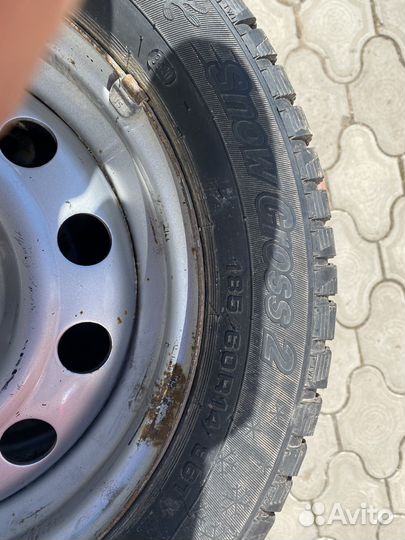 Колесо в сборе р14 зима