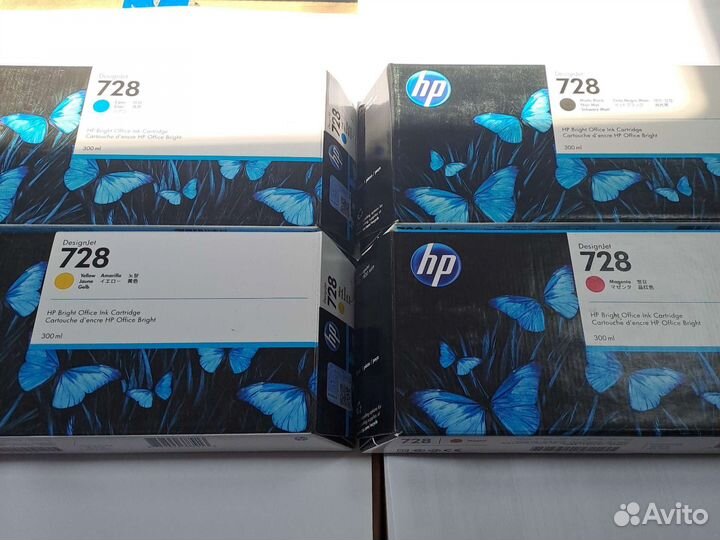 Картриджи hp 728