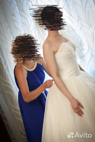 Красивое свадебное платье