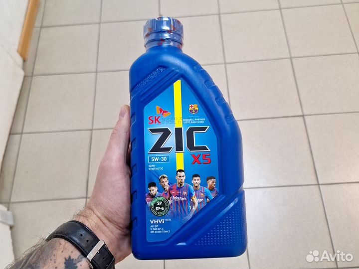 Масло моторное zic 5w30