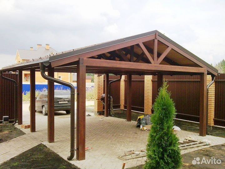 Заборы, ворота, навесы, беседки