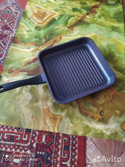 Сковорода гриль литая, вок