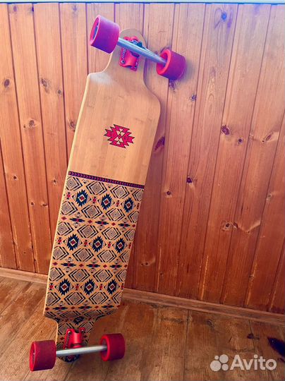 Лонгборд globe bannerstone RED/bamboo 9.5 X 41