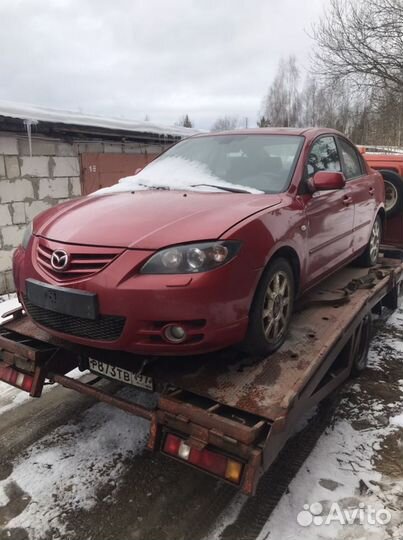 Передний бампер mazda 3 bk sport седан