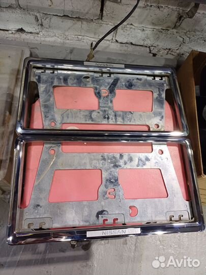 Квадратный номер с подсветкой Nissan