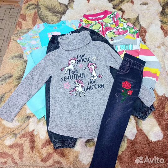 Вещи пакетом на девочку