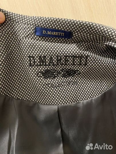 Мужской серый кэжуал пиджак D.maretti