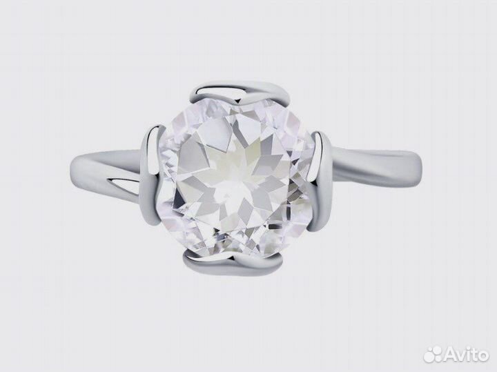 Кольцо серебро соколов 20 размер