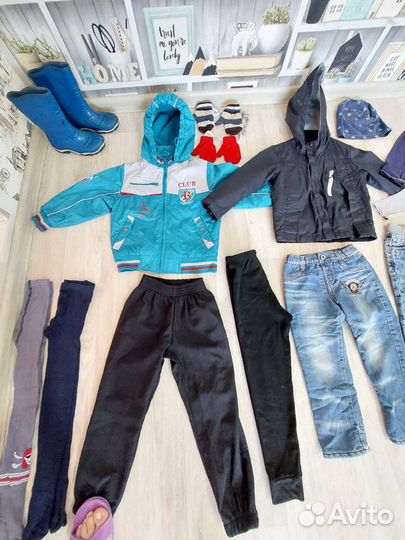 Детские вещи пакетом на мальчика 3-4 года на осень