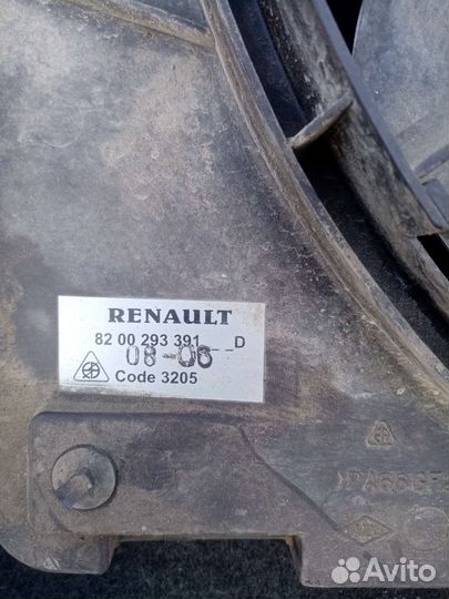 Вентилятор охлаждения Renault Logan 1.4