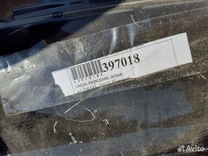 Дверь Audi Q3 2012) передняя левая