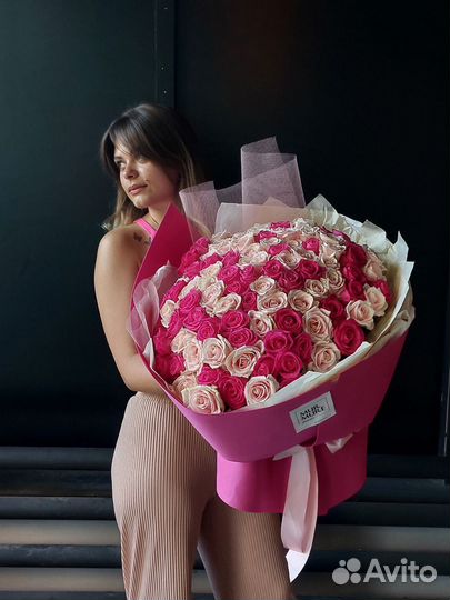 Букет из 101 Роз Оптом Доставка