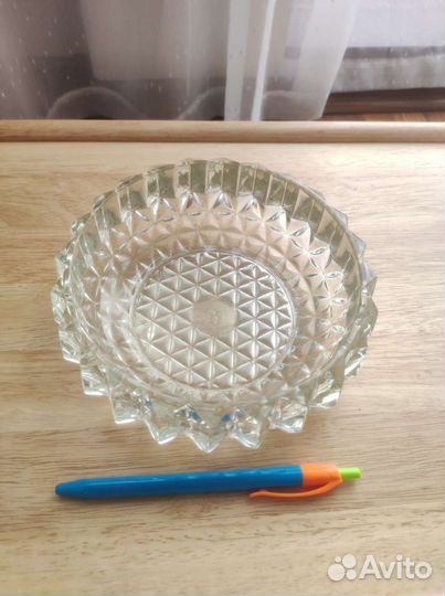 Ваза конфетница хрусталь