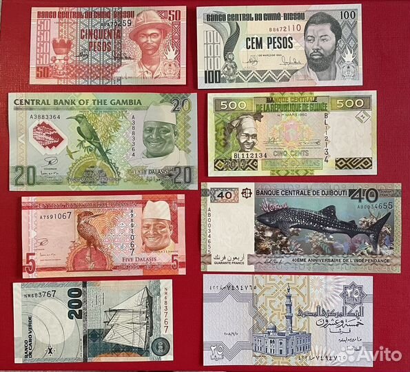 Банкноты стран Африки №1