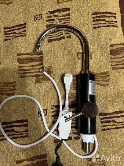 Проточный водонагреватель кран