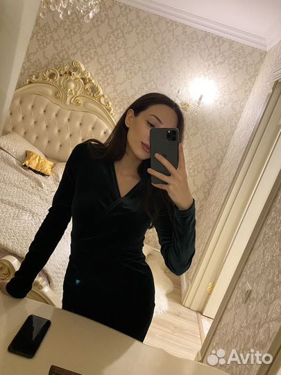 Платье Pega Fashion 42 изумрудное