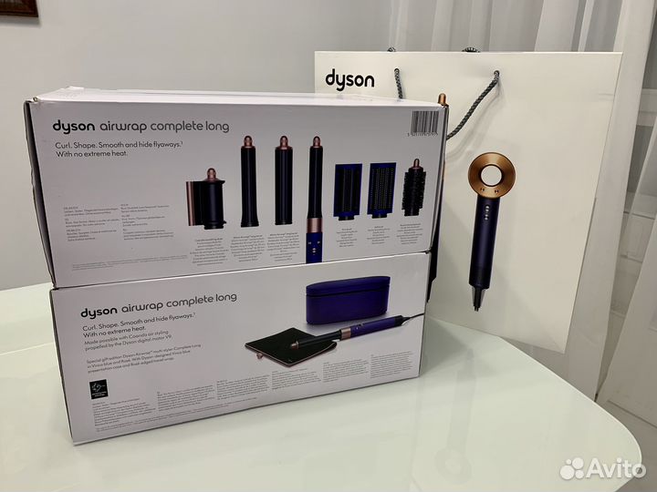 Стайлер Dyson Long Vinca blue/Rosé Оригинал