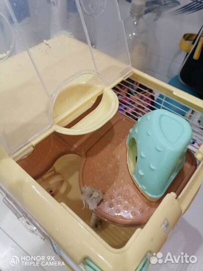 Клетка для хомяка + переноска