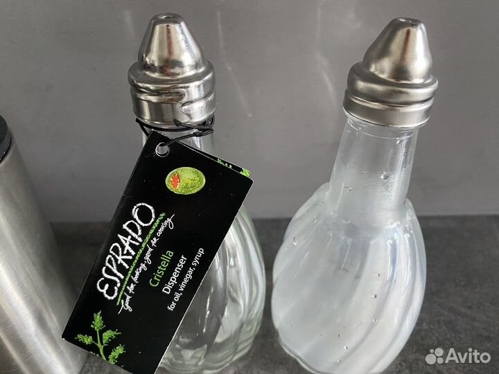 Набор посуды пакетом, рюмки, кружка соусник