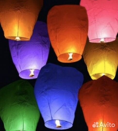 Небесные фонарики для праздника