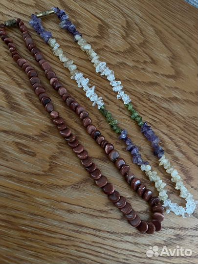 Колье из натуральных камней