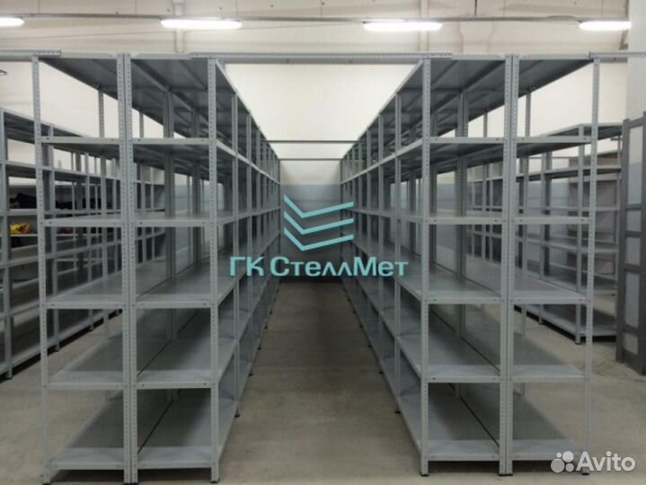 Металлические стеллажи для склада