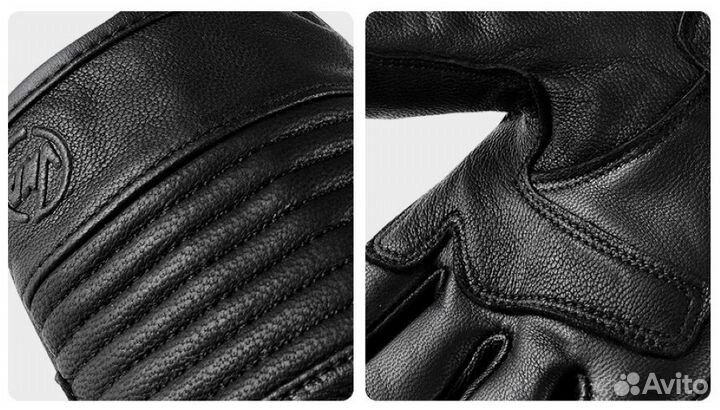 Мотоперчатки кожаные