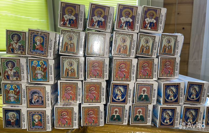 Алмазная мозаика иконы