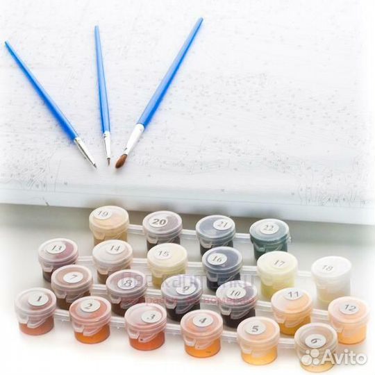 Картина по номерам 40x50 Бокал шампанского у осенн