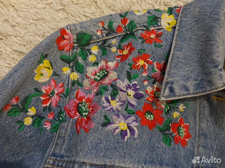 Джинсовая куртка levis оверсайз оригинал