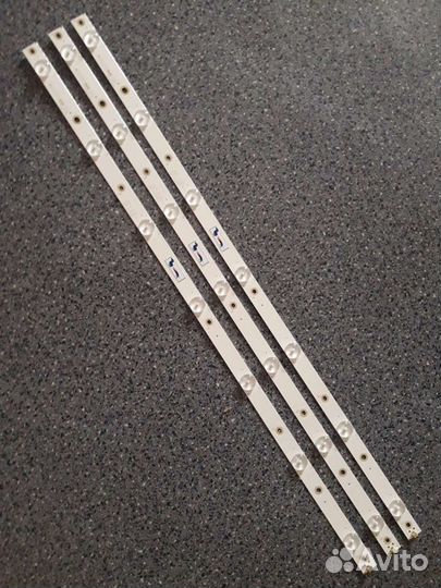 LED подсветка к LG32LJ594U-ZA 3 линейки 7Led 615mm