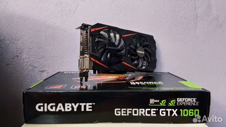 Видеокарта Gigabyte GeForce GTX 1060 WF OC
