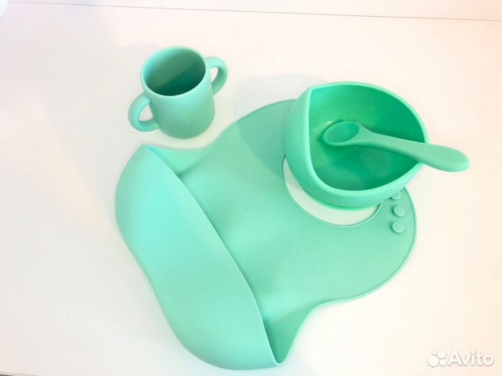 Силиконовая посуда для малышей