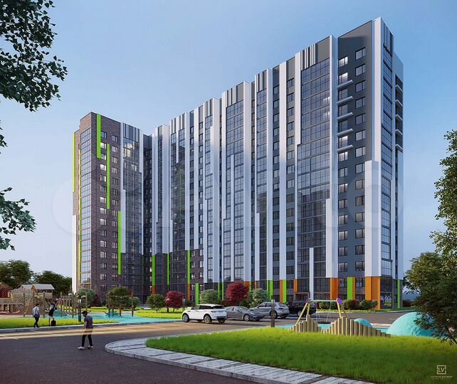 2-к. квартира, 46,7 м², 6/16 эт.