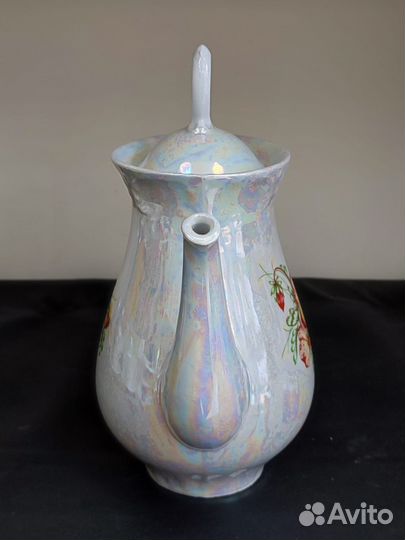 Кофейный набор перламутровый Полтавский фарфоровый