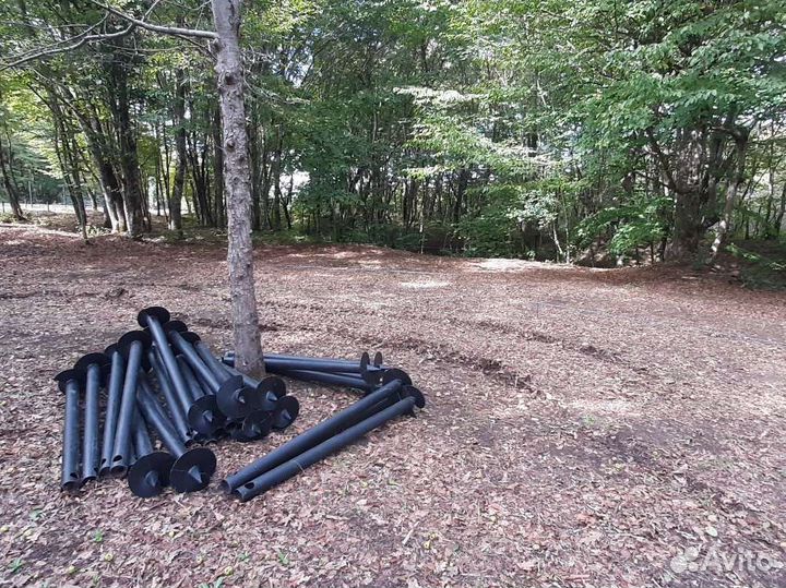 Монтаж винтовых свай