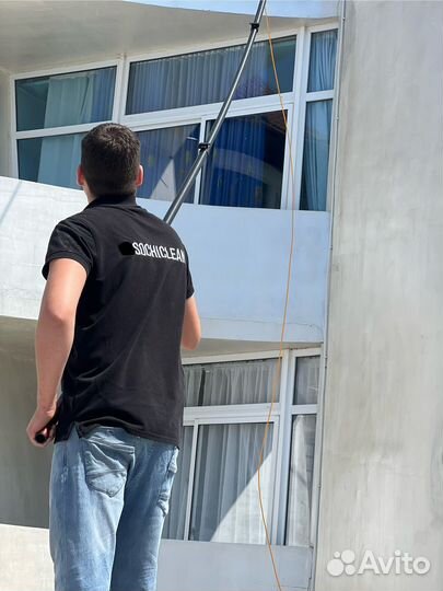 Мойка фасадов, мойка окон,рекламных вывесок