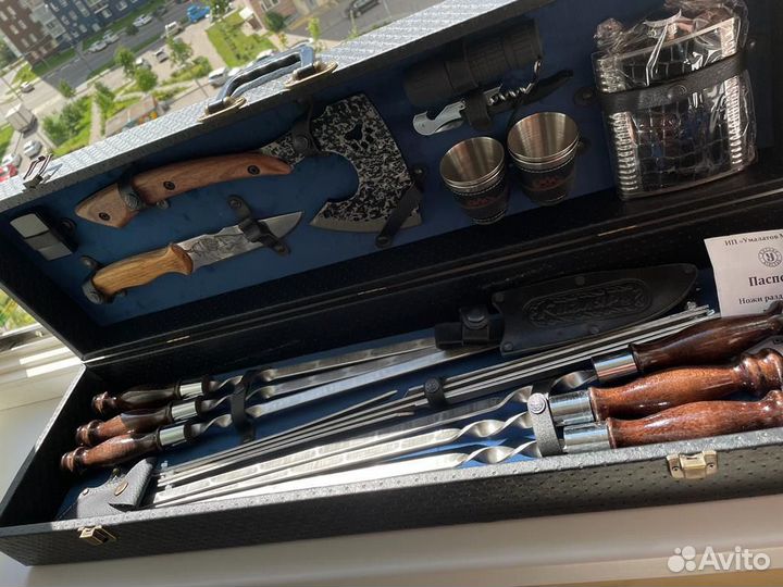 Шашлычный набор в кейсе