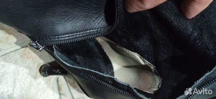 Сапоги высокие ботфорты 38р