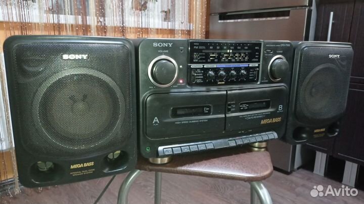 Магнитофон sony cfs715s