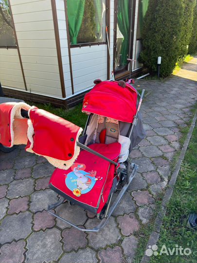 Санки коляска nika kids