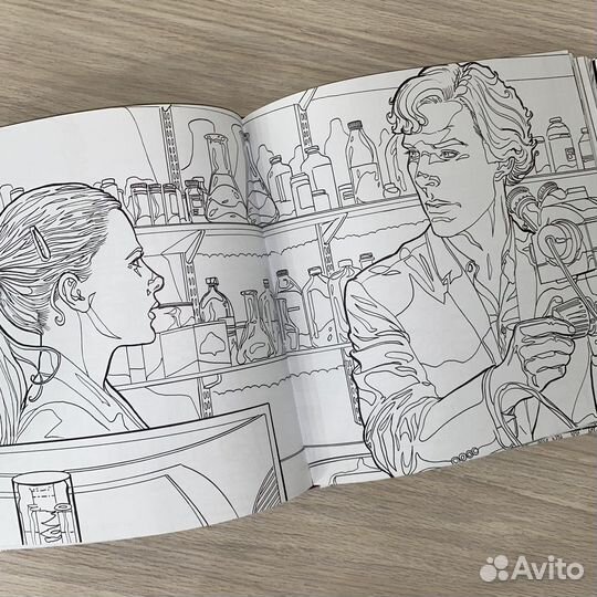 Шерлок. Книга для творчества. Раскраска