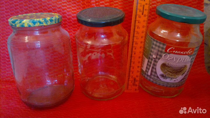 Банки стеклянные большие